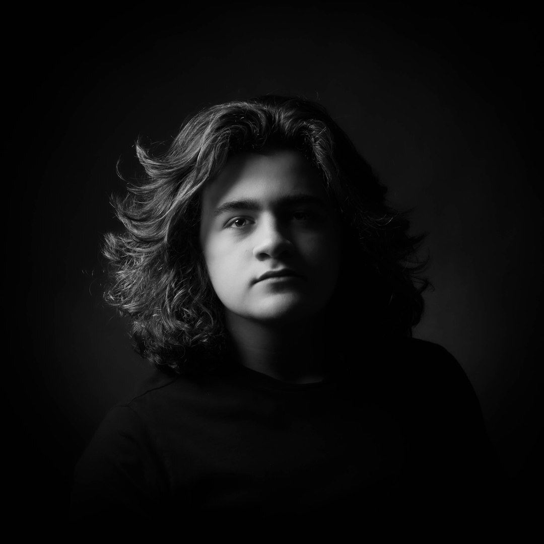 Studio portrait of a Lithuanian male photo editor
